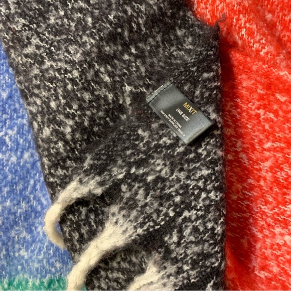 Mixit Multi-color Pastel Blanket Scarf - Picture 6 of 9